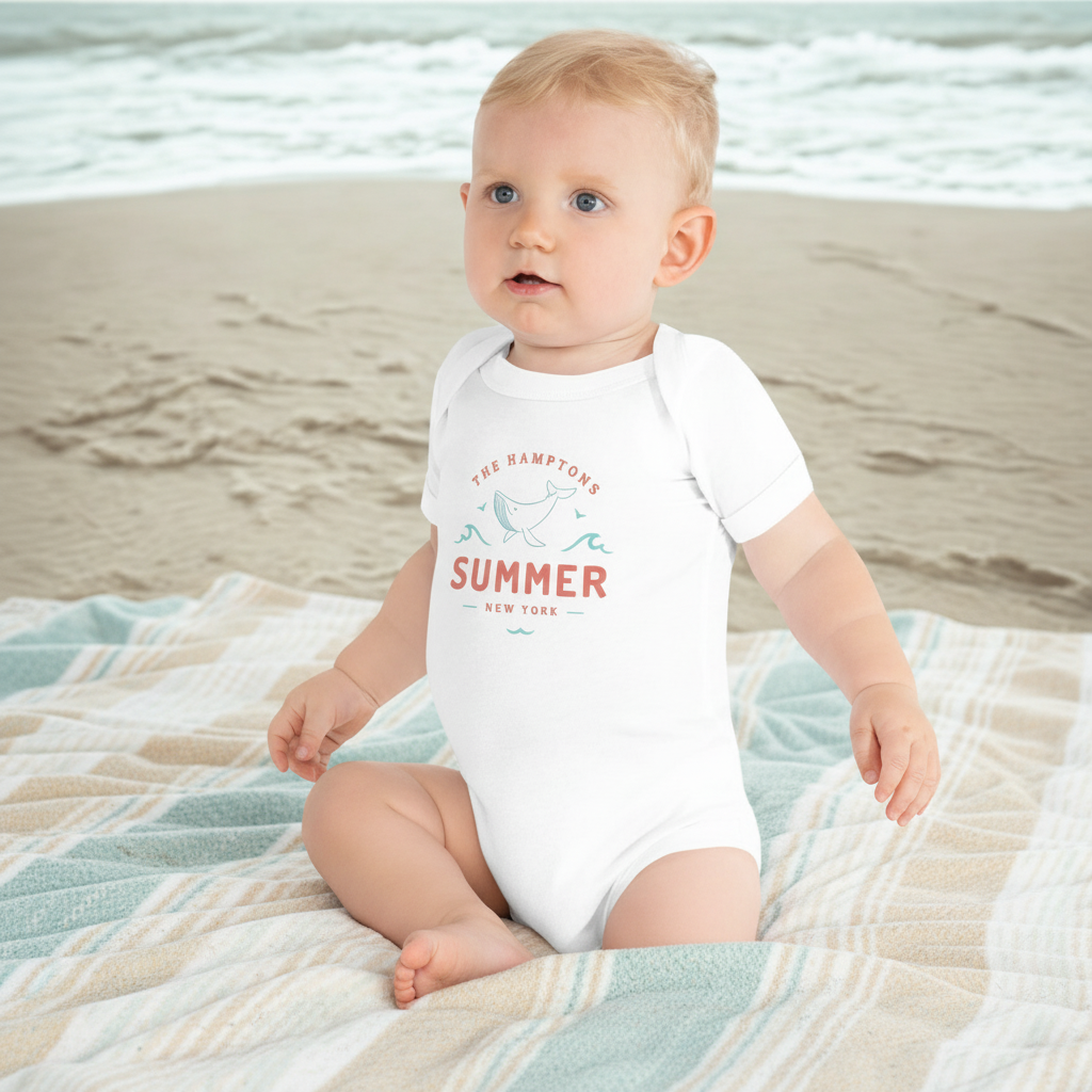 Hamptons NY Baby Onesie