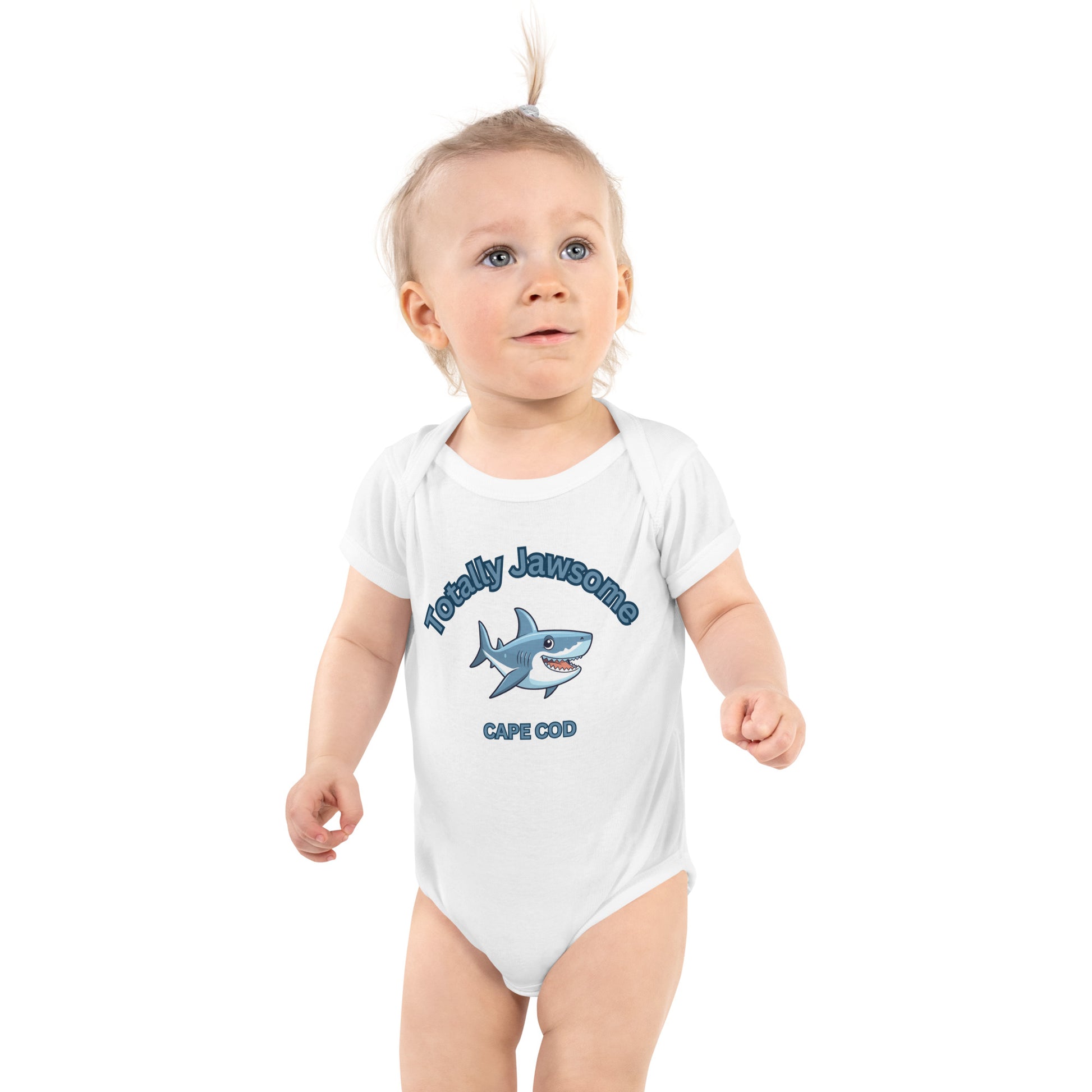 Totally Jawsome Cape Cod Baby Shark Onesie