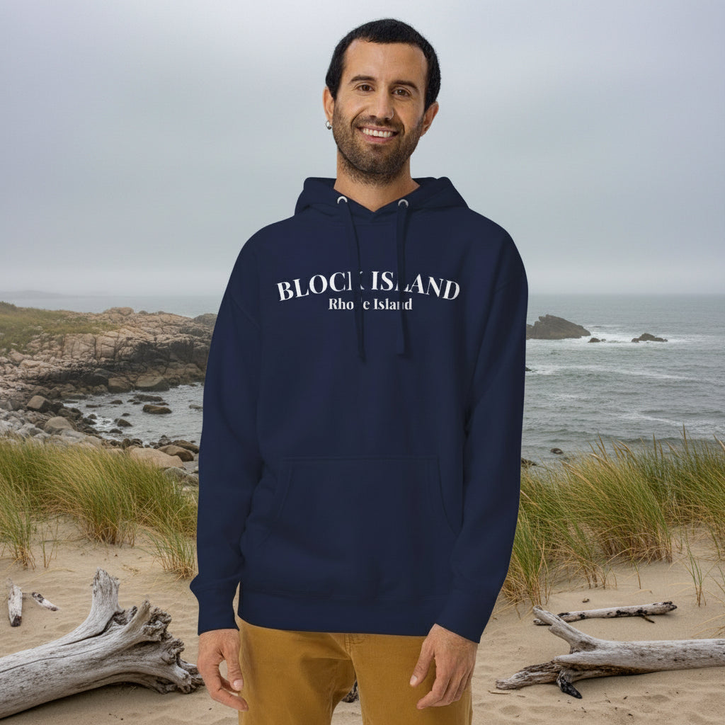 Block Island RI Hoodie Sweatshirt