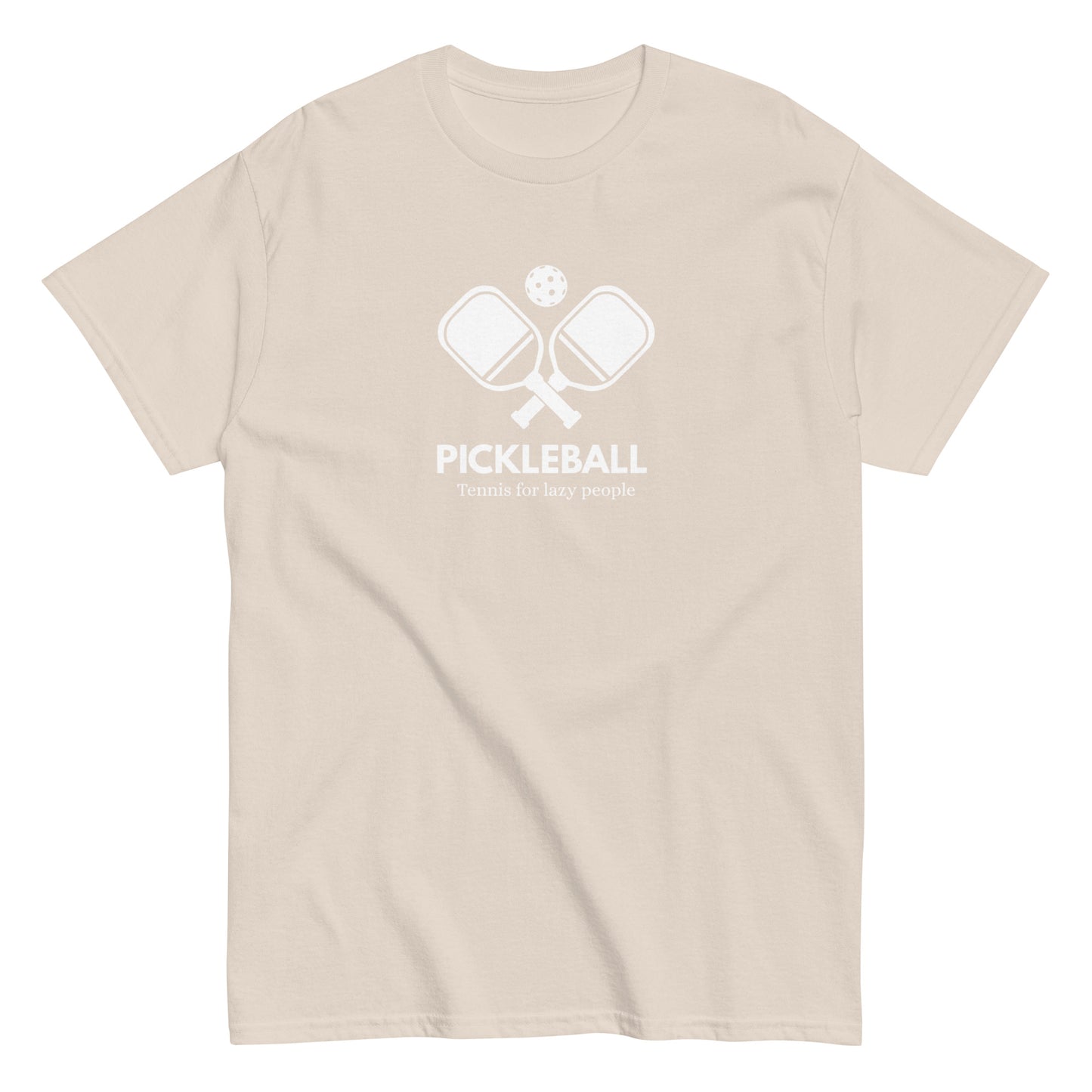 Funny Pickleball Tee - 'Tennis for Lazy People' 