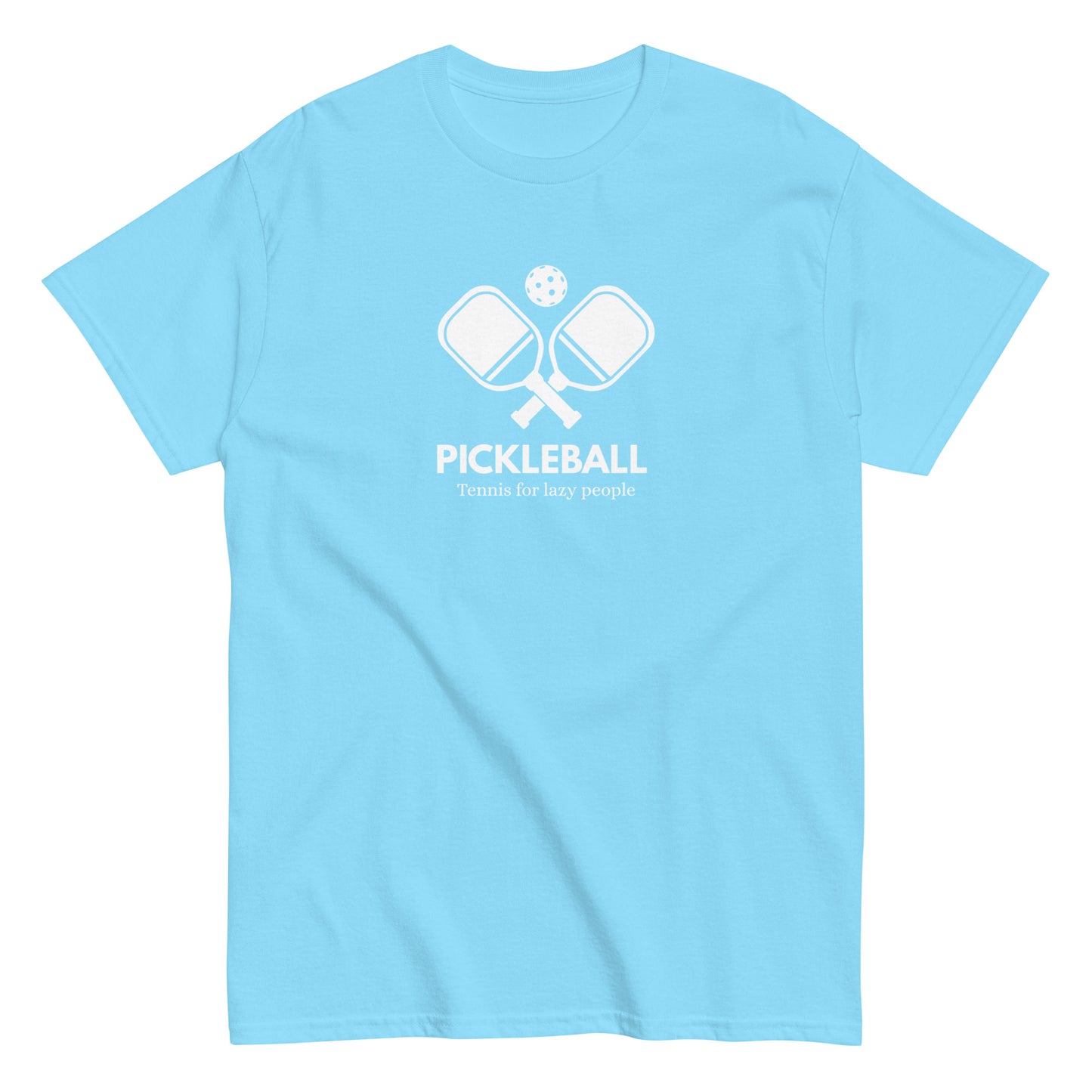 Funny Pickleball Tee - 'Tennis for Lazy People' 