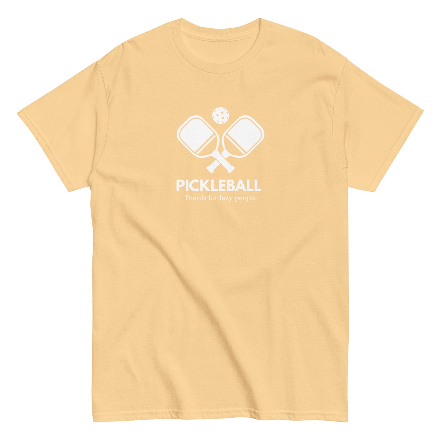 Funny Pickleball Tee - 'Tennis for Lazy People' 