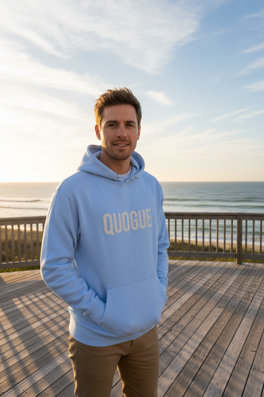 Quogue Heritage Cotton Embroidered Hoodie - Unisex