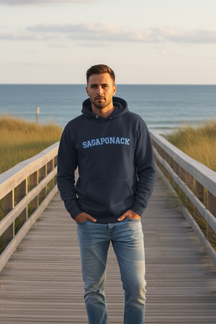 Sagaponack Heritage Cotton Embroidered Hoodie - Unisex