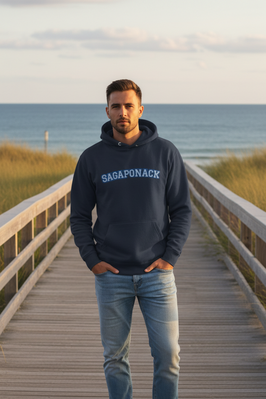Sagaponack Heritage Cotton Embroidered Hoodie - Unisex